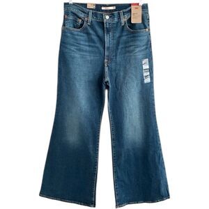 Levi’s Ribcage Ultra High Rise Flare Jeans Vintage Wash Size 32 NWOT
